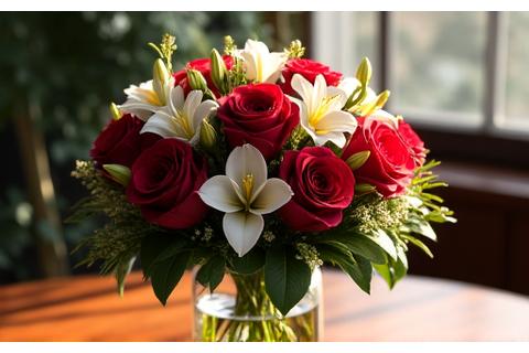 Arreglo floral elegante para aniversario