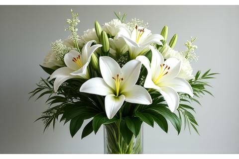 Arreglo floral sobrio para condolencia