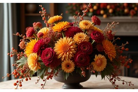 Boda de otoño con tonos cálidos y elementos rústicos